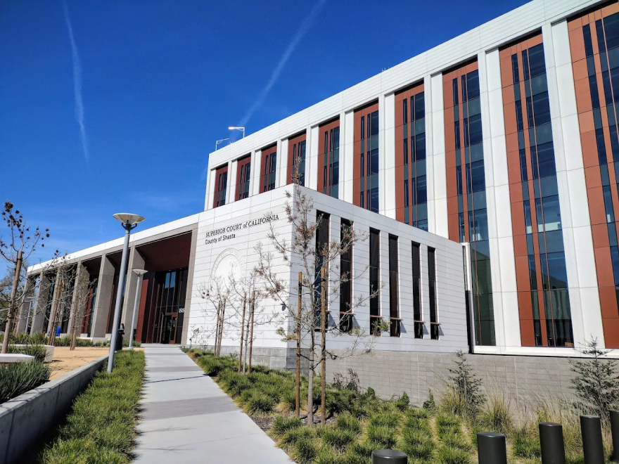 Shasta County Superior Court in Redding, Calif.