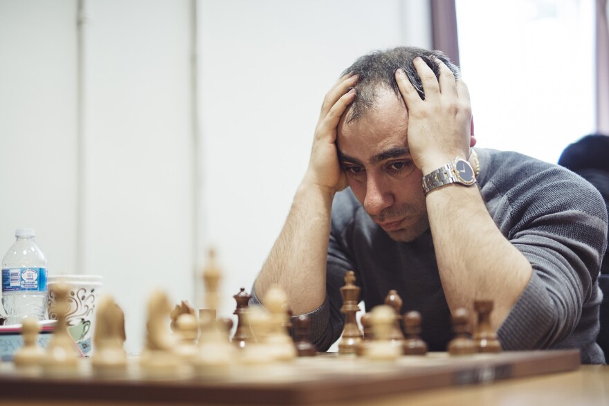 Varuzhan Akobian, one of the highest-rated players competing in the Summer Chess Classic Group A. 