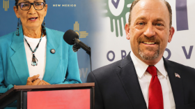 Democrat and former U.S. Interior Secretary Deb Haaland, left, will face Republican and former Rio Rancho Mayor Gregg Hull, right, in the Nov. 3 general election contest to be New Mexico’s next governor.
