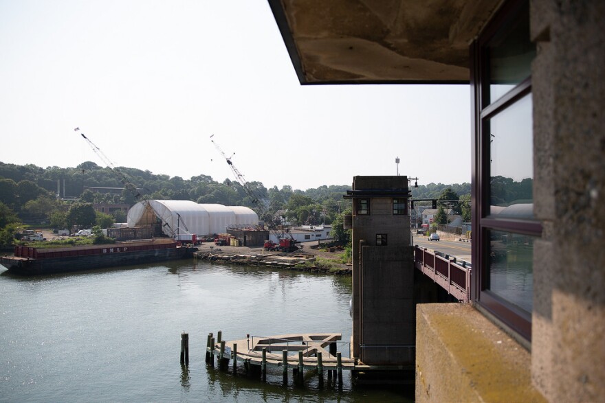 New Haven's Ferry Street drawbridge was constructed over the Quinnipiac River in 1940. "In the past I've had jobs that were very demanding," Bridge Tender Mike Johnson said. "I'm very fortunate to have a little bit more of an easygoing job."