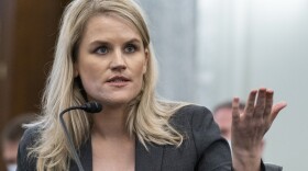 Former Facebook data scientist Frances Haugen speaks during a hearing of the Senate Commerce, Science, and Transportation Subcommittee on Consumer Protection, Product Safety, and Data Security, on Capitol Hill, Tuesday.