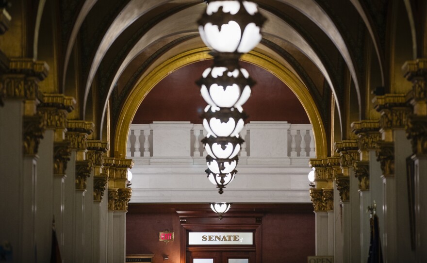 The interior of the Pennsylvania Capitol in Harrisburg.