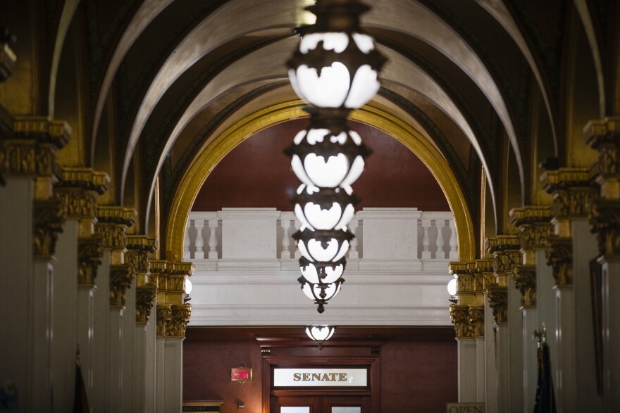The interior of the Pennsylvania Capitol in Harrisburg.