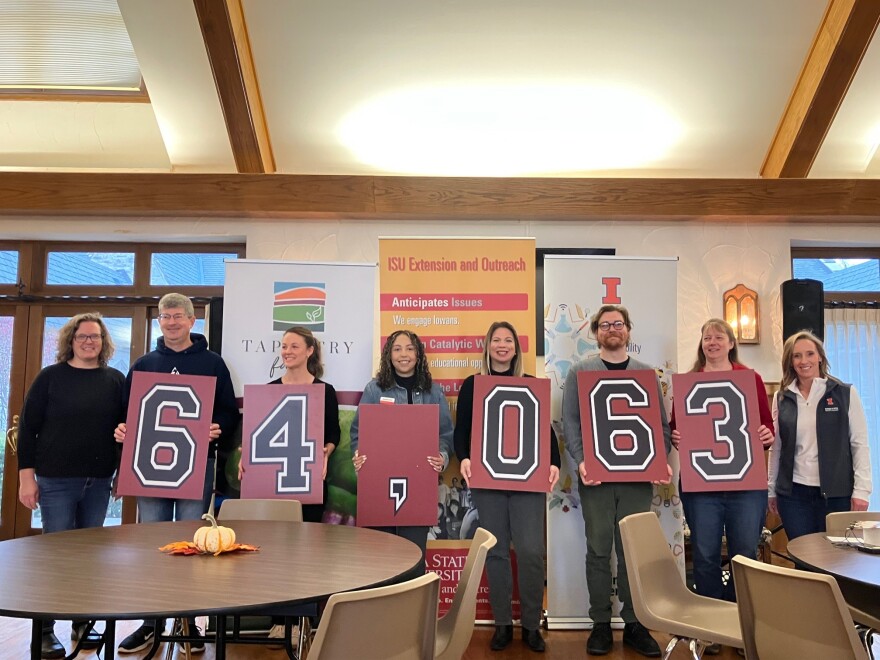 The new GIFT Gardens partnership celebrated raising 64,063 pounds of fresh fruit and vegetables, far exceeding the original goal of 5,000 pounds.