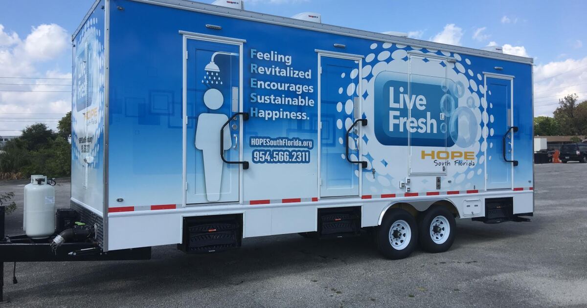 Mobile Showers For Homeless Turned Off In Fort Lauderdale Health News