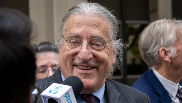 Norm Pattis, attorney for Kosta Diamantis, Connecticut’s former Deputy Budget Director and Director of School Construction Funding, speaks on behalf of his client who has fled the country.