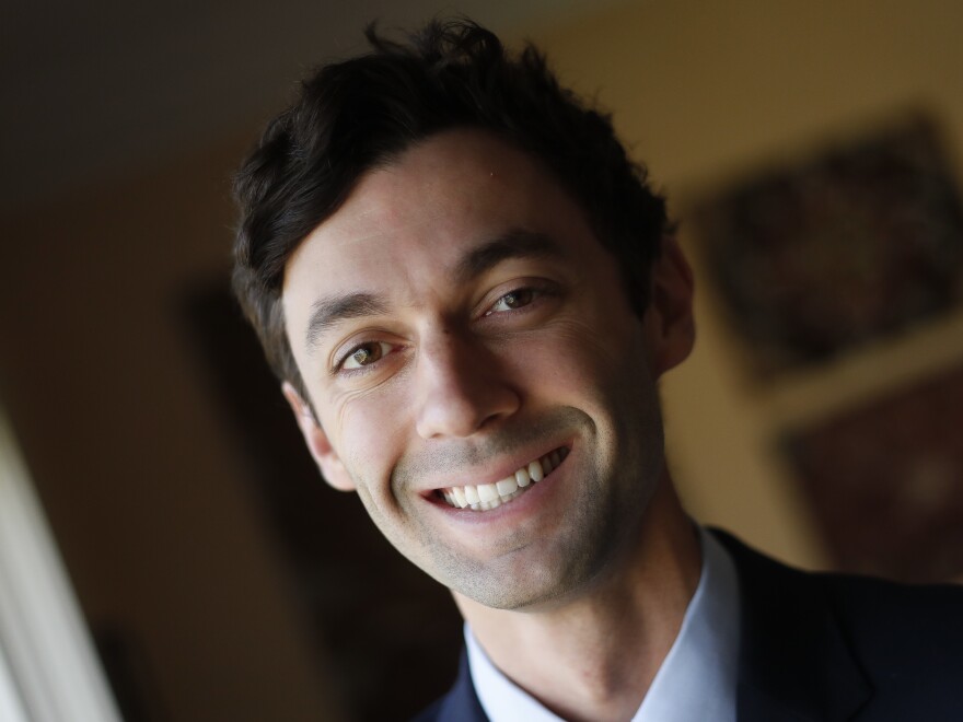 Democratic congressional candidate Jon Ossoff hopes to upset the field in a GOP-leaning district in the Atlanta suburbs. He has raised $8 million, far more than most congressional races.