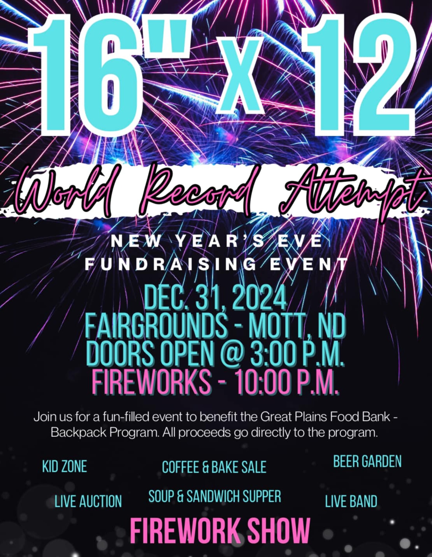 Mott to host 'record breaking' fireworks display New Year's Eve