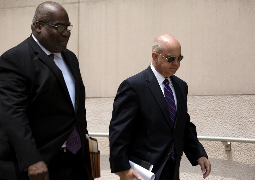Bill Miller, Steve Stenger's former chief of staff, walks out of federal court after pleading guilty on Friday.