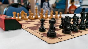 <i>PunkOuter Games in Gainesville prepares to host the first-ever chess tournament on April 20, 2024. (Riley Beiswenger/WUFT News)</i>