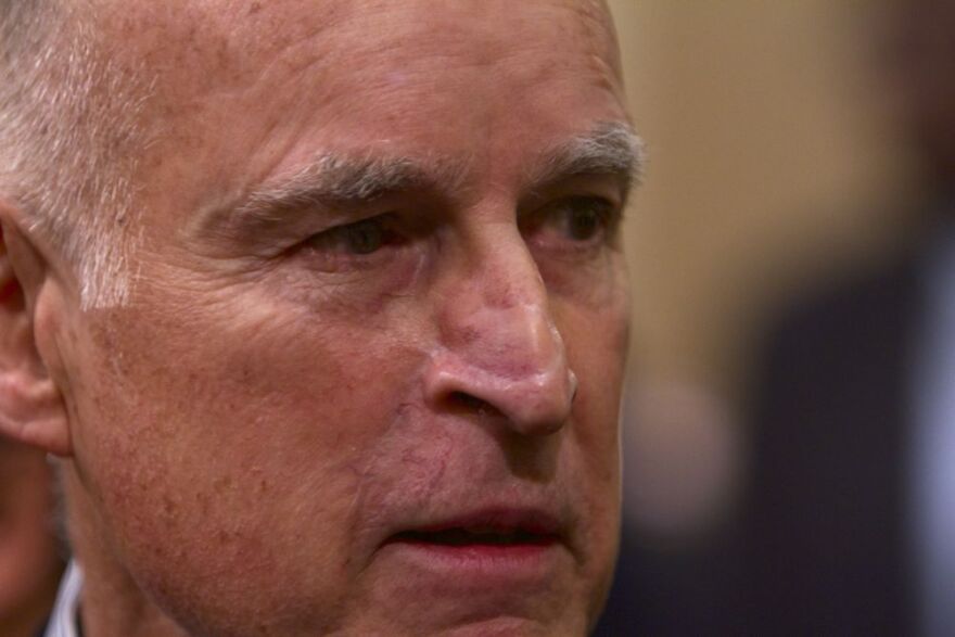 California Governor Jerry Brown (file photo)