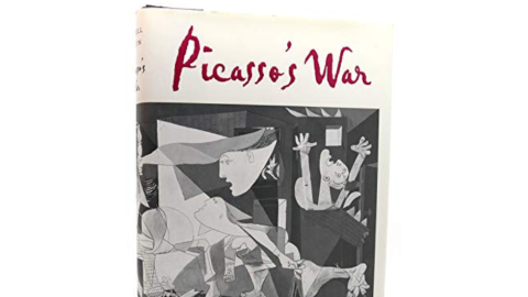a book cover that says "picasso's war"