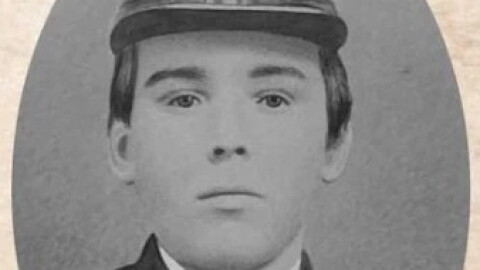 A photo of Horatio Quiggle from the cover of the book “Through the Civil War with the 14th Ohio Infantry:  Horatio Quiggle’s Memoir Service” - coedited by David Powell.