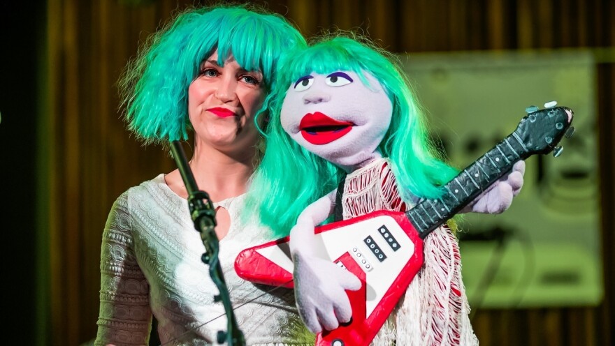 Fragile Rock performs at the Tiny Desk Family Hour at Central Presbyterian Church in Austin, TX during the 2019 SXSW music festival.