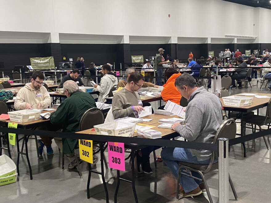 Central Count in Milwaukee, Wisconsin on Nov. 5, 2024.