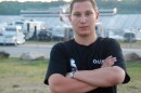 Kaz Grala after his 10th place finish at the Granite State 100.