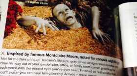 Many NPR readers wrote in lamenting the possible loss of the "Zombie of Montclair Moors" statue.