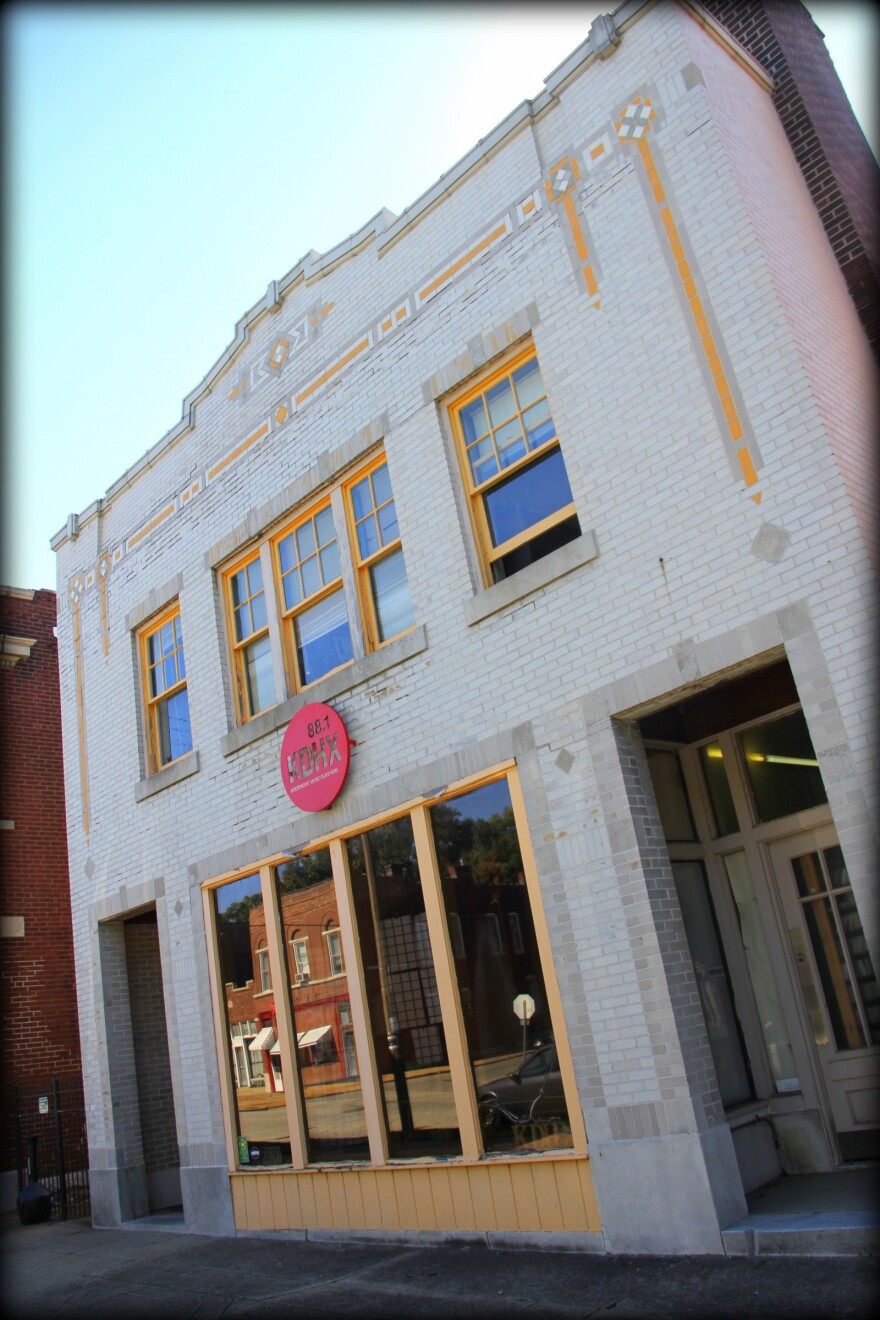 The old KDHX building was a converted bakery.