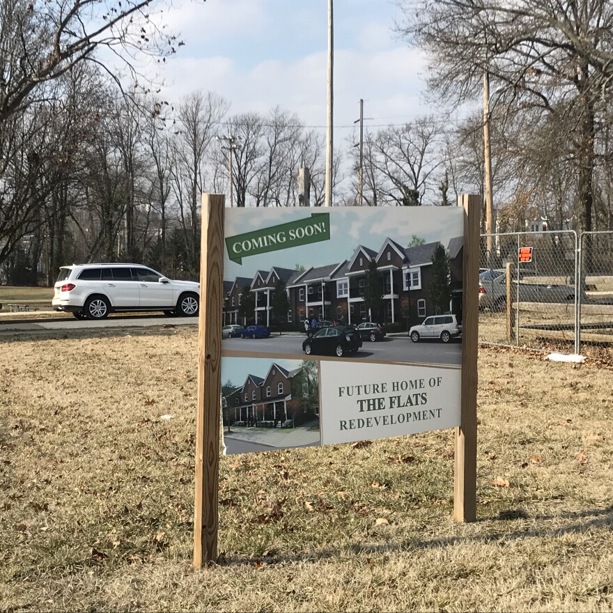 The Flats sign 2022