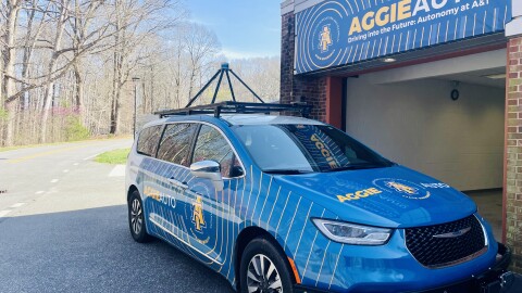 North Carolina Agricultural and Technical State University's automated vehicle.