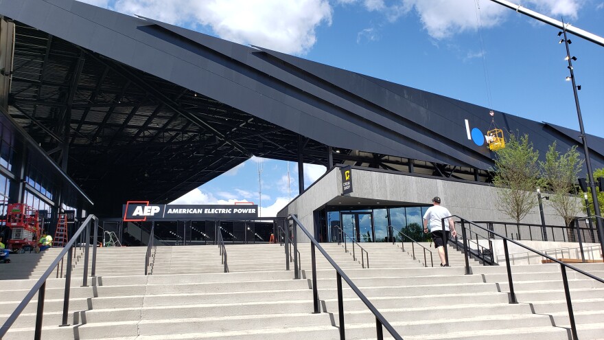 The Columbus Crew will play its first game at Lower.com Field on Saturday, and fans have been preparing by visiting the team shop.