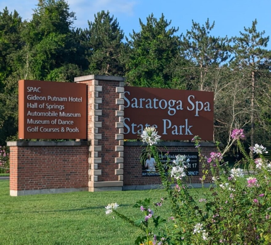 Saratoga Spa State Park entrance