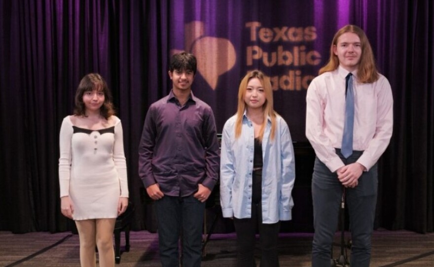 Former written word contestants Maria Rivera, Shaumprovo Debnath, Kyuri Moon, Ilya Fitzhugh