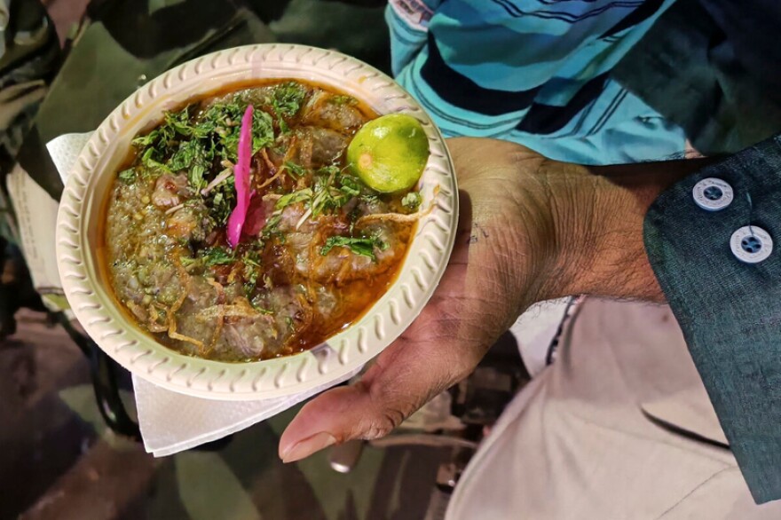 A bowl of haleem