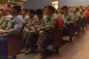 More than 400 Army medics and others involved with combat casualty care attend an April panel discussion featuring members of the Medical Service of Ukraine at Fort Bragg, N.C. They learned how small attack drones are hampering efforts to transport wounded troops off the battlefield.