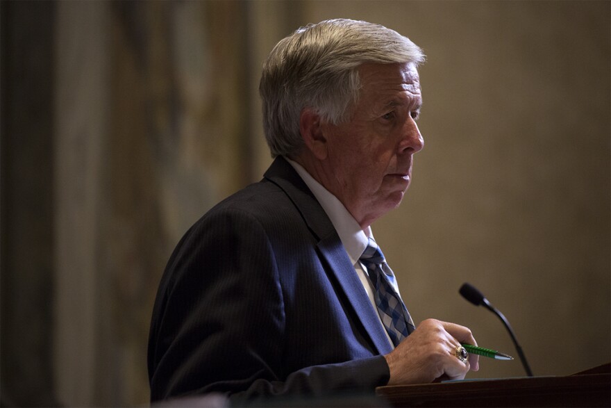 Republican Lt. Gov. Mike Parson would become governor if Eric Greitens left office.