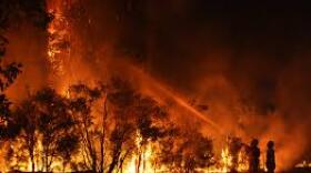 Inmates fight wildfires in Idaho.