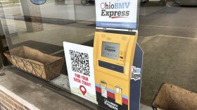 An office of the Ohio BMV awaits customers.