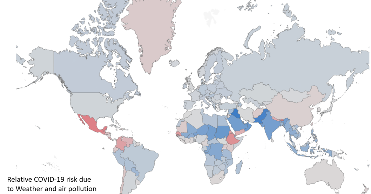 “The Modest Impact of Weather and Air Pollution on COVID-19 ...