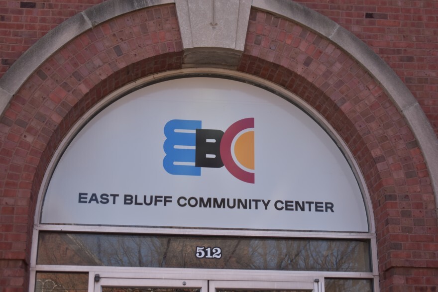 The East Bluff Community Center building at 512 E. Kansas could be in line for improvements if their bid for a $25,000 State Farm Neighborhood Assist grant is successful.