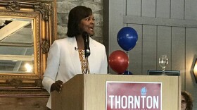 Democrat Dee Thornton kicked off her campaign in Indiana's 5th district Monday.