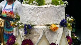 Cypress Grove's goat cheese wedding cake