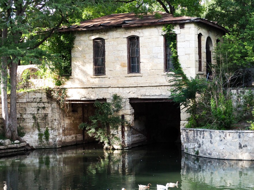 The Brackenridge Park pumphouse is one of the historic colonial structures the city is working to revive.