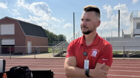 Todd Sabol is the athletic trainer at Wadsworth High School. It's part of his job student athletes stay safe in the longer, hotter summer and early autumn months.