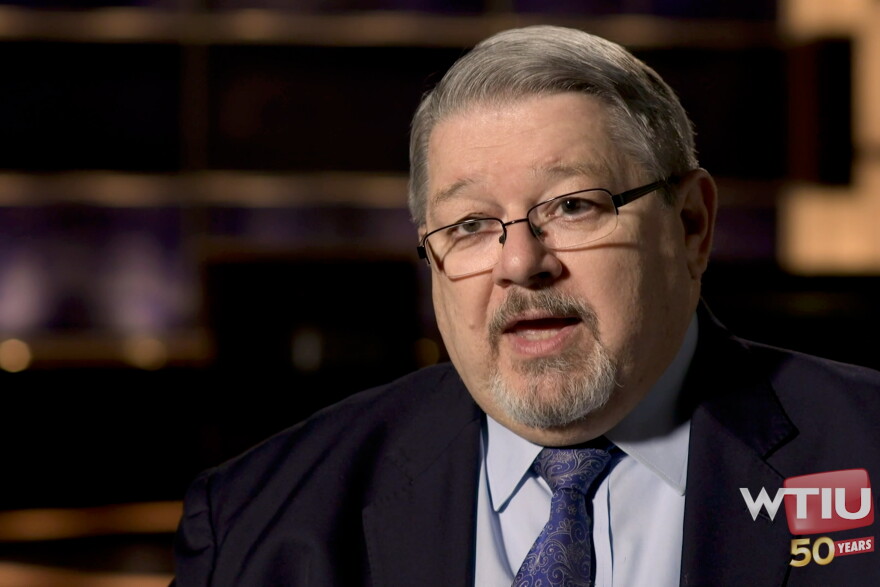 Keith Klein during a WTIU 50 Year anniversary interview.