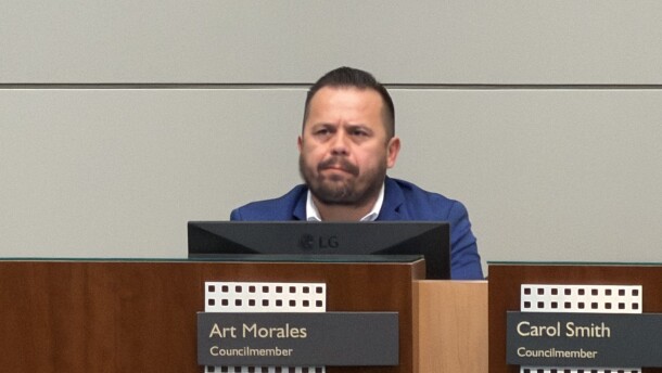 Yuma City Councilman Art Morales made public remarks before a censure vote against him during the council meeting on Wednesday, July 1, 2026.