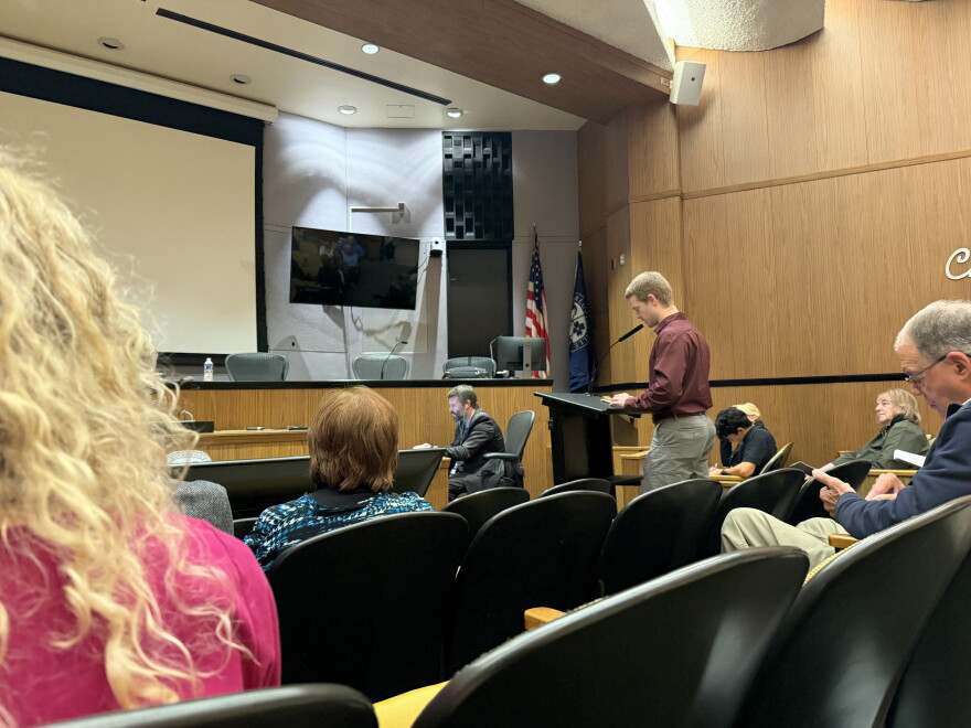 Residents speak out regarding Dominion Energy's plans to rebuild transmission lines near Charlottesville.