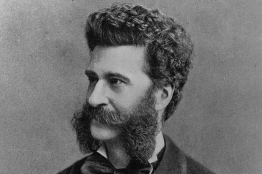 Johann Strauss, seen here circa 1868, wrote what is probably the most famous waltz of all time: "The Blue Danube." (Hulton Archive/Getty Images)