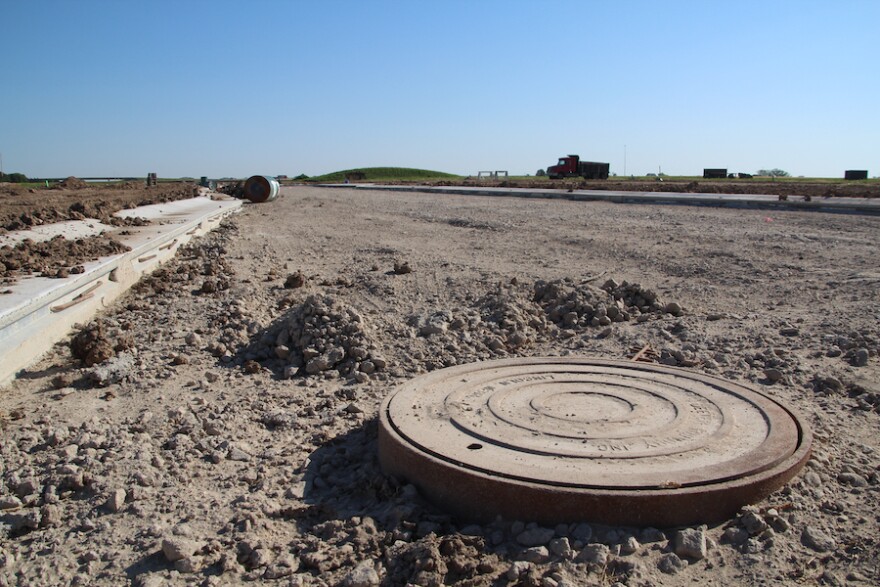 The future site of a new affordable housing development in Hays.