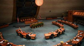 File - The Senate chamber at the Hawaiʻi State Capitol on Jan. 17, 2024.