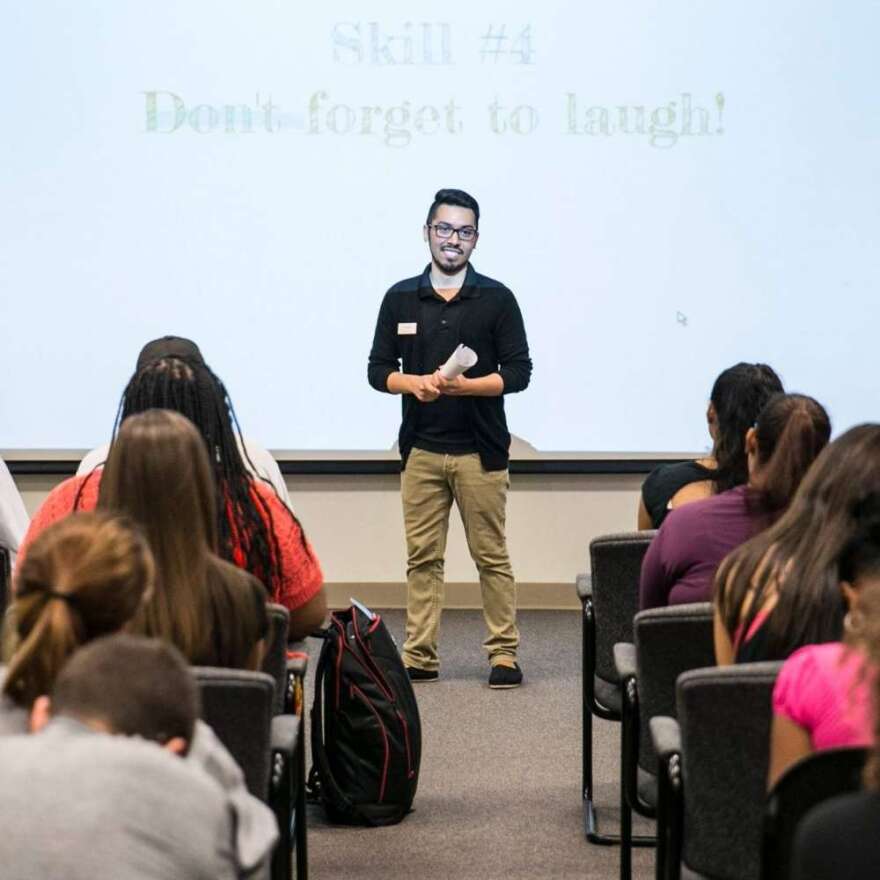 Chris Cuevas, executive director of QLatinx. Photo Credit: Willie J. Allen Jr.