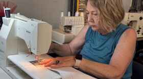 Jan Doran, head costumer for Ballet Wichita, crafted about 70 costumes for the "Alice in Wonderland" summer tour.