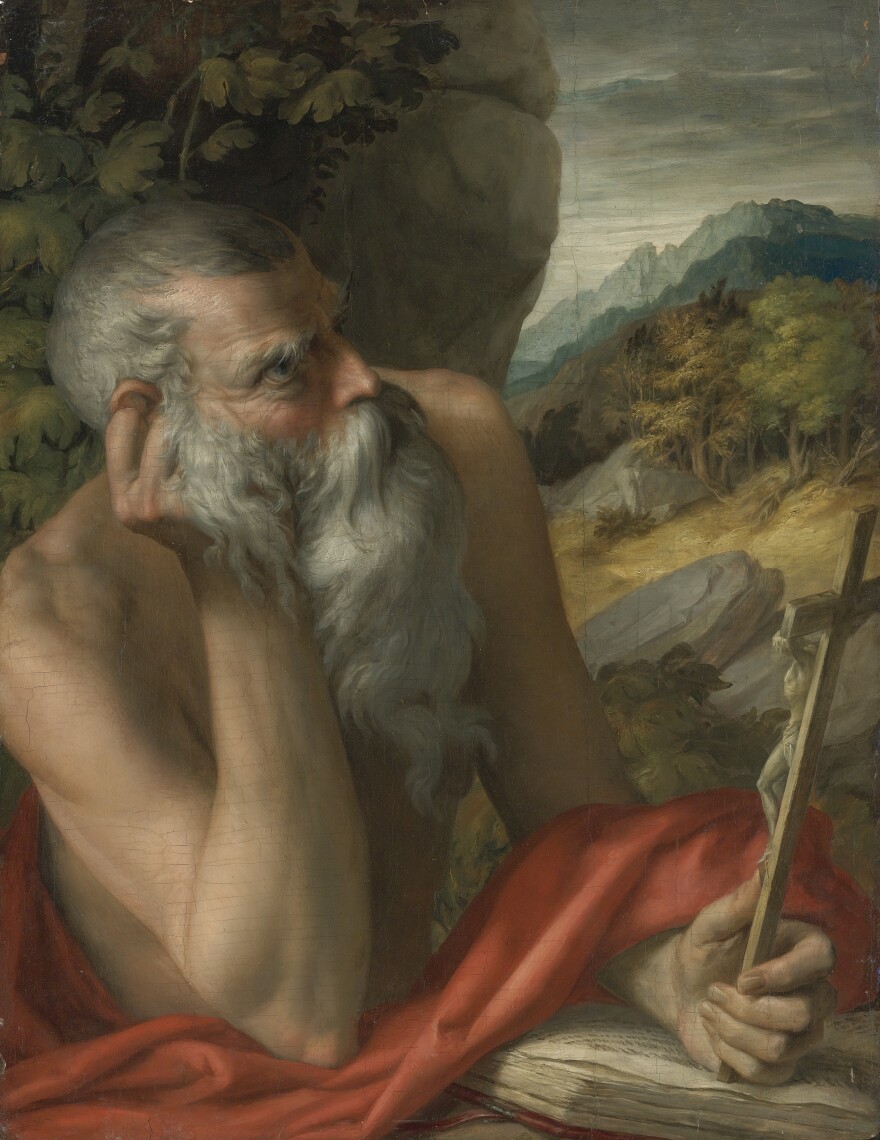 <em>St. Jerome </em>was previously thought to have been painted by a 16th century Italian artist. According to a complaint filed by Sotheby's auction house, it is actually a modern fake, painted in the 20th century.