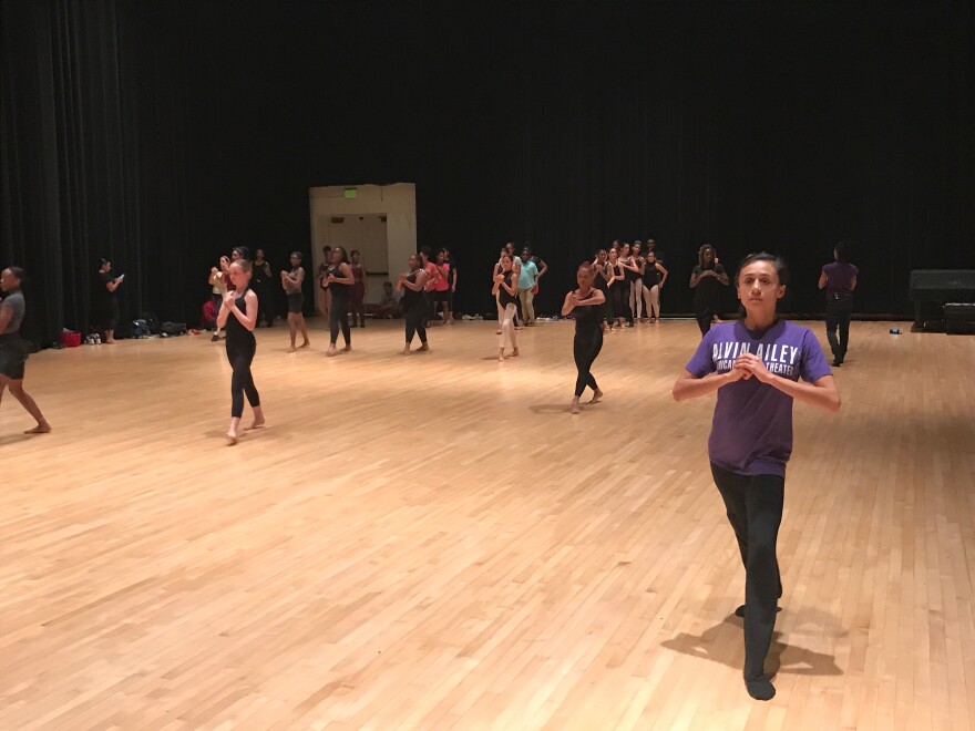 The Alvin Ailey American Dance Theater held a public workshop on Wednesday at the Adrienne Arsht Center for the Performing Arts. 