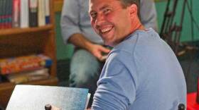 ALS has robbed filmmaker Chris Farina of his voice, so friends are promoting his last film — Death Becomes Us.