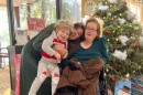Melissa Malone (left) and her son visited her mother over the December holidays in 2022 at the memory care facility she was living at she was diagnosed with vascular dementia. Malone eventually moved her mother into her own home so she could care for her in her remaining days.